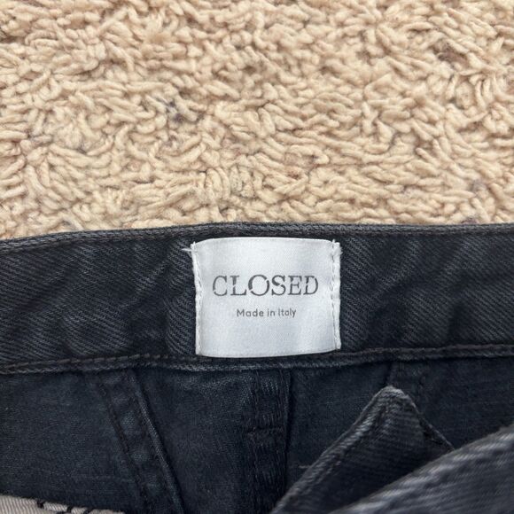 CLOSED Klaire High Rise Denim Shorts Womens Size 29 Black Made in Italy NEW NWT - Picture 4 of 6